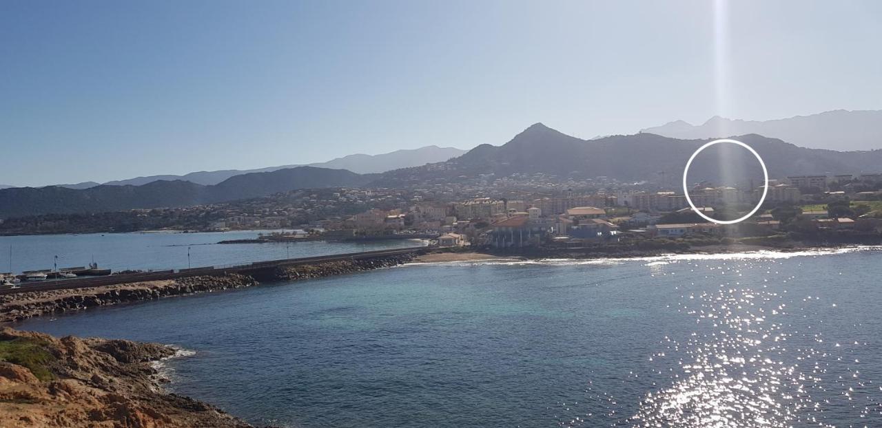 Tres Beau Duplex Vue Panoramique Mer, Proche Plage LʼÎle-Rousse Exteriér fotografie